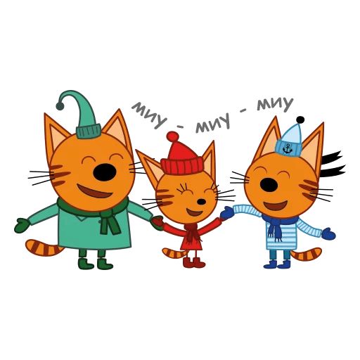 Sticker «Kid-e-cats. Winter-7»