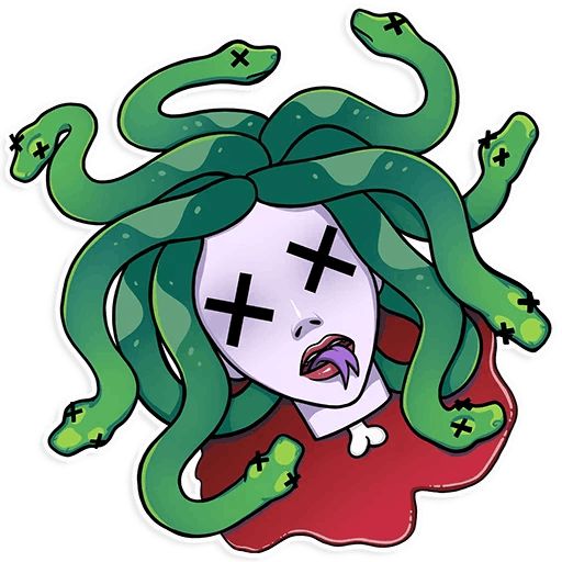 Sticker «Medusa-7»