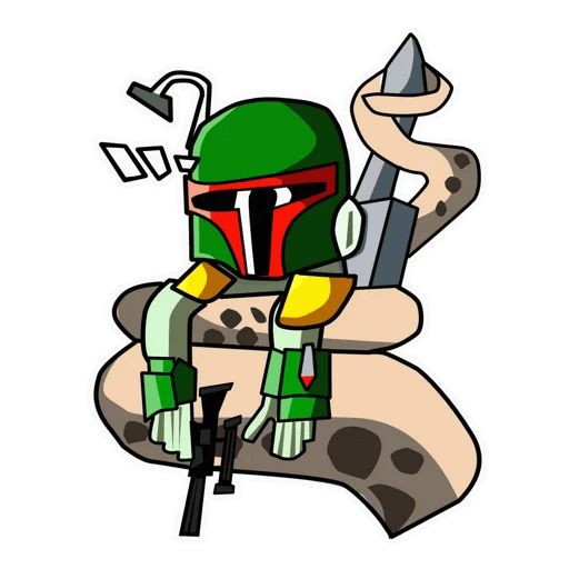 Sticker «Boba Fett-1»