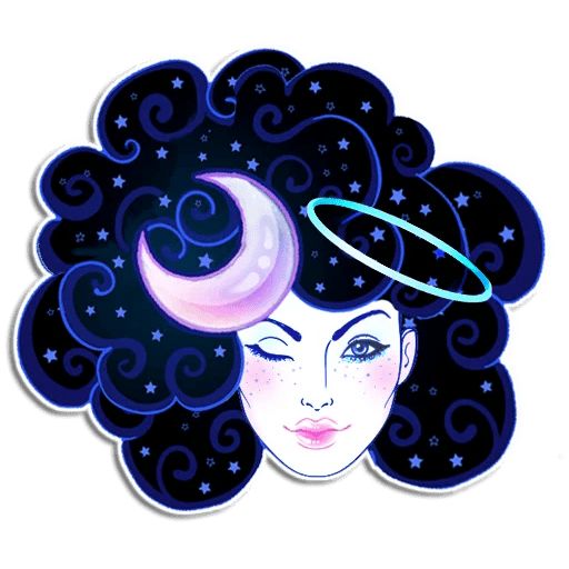 Sticker «Moon Goddess-1»