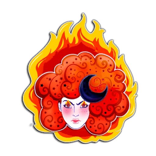 Sticker «Moon Goddess-10»