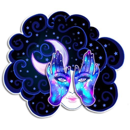 Sticker «Moon Goddess-4»