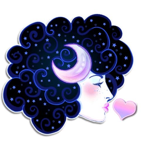 Sticker «Moon Goddess-5»