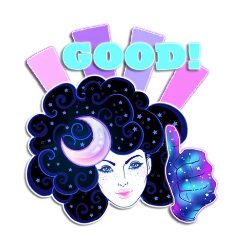 Sticker «Moon Goddess-6»