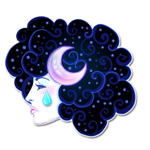 Sticker «Moon Goddess-8»