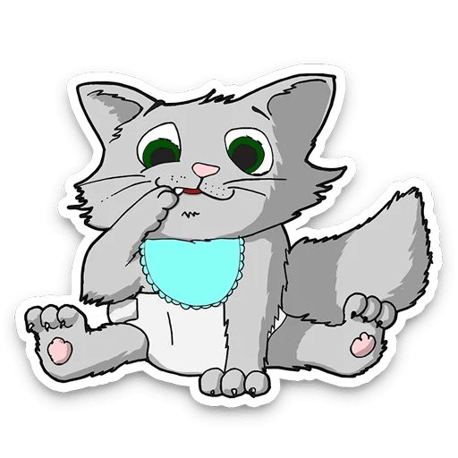 Sticker «Kid Cat-2»