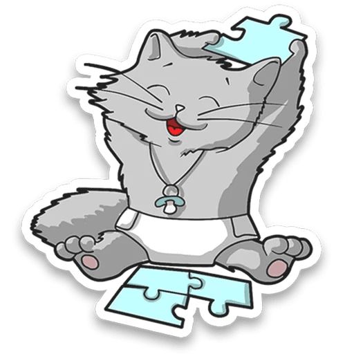 Sticker «Kid Cat-6»