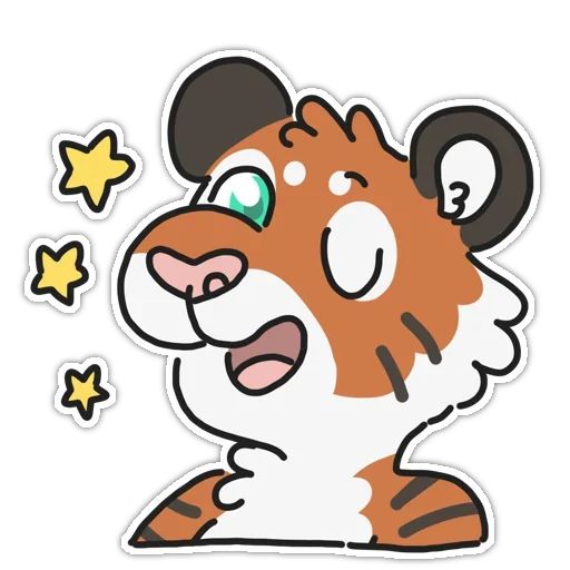 Sticker «Tiger-7»