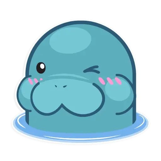 Sticker «Manatee-2»