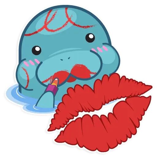 Sticker «Manatee-3»