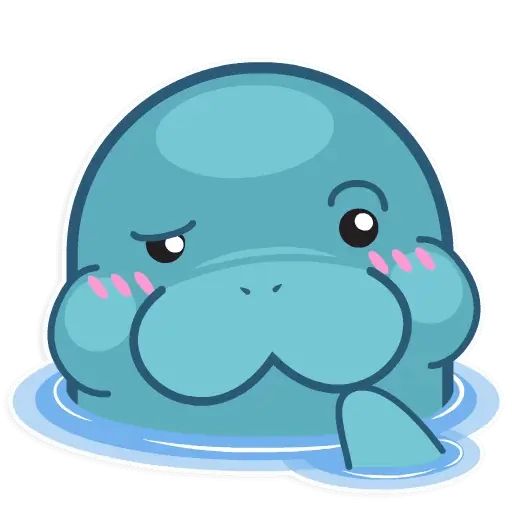 Sticker «Manatee-6»