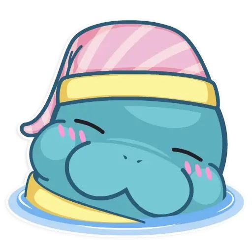 Sticker «Manatee-8»