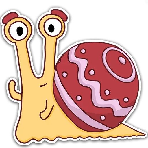Sticker «Oscar The Snail-1»