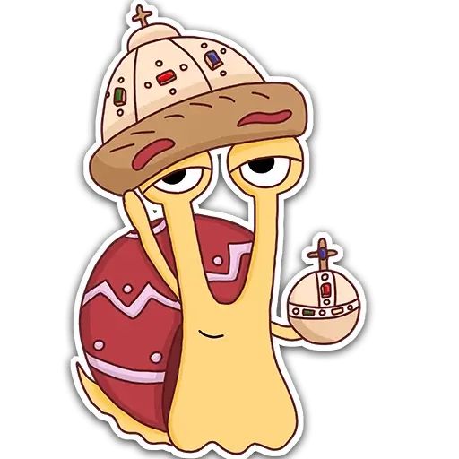 Sticker «Oscar The Snail-3»