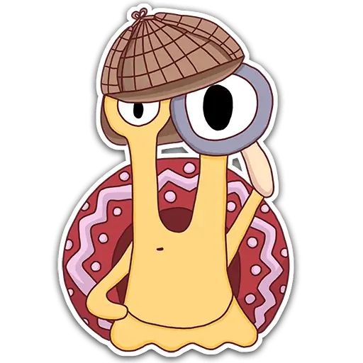 Sticker «Oscar The Snail-4»