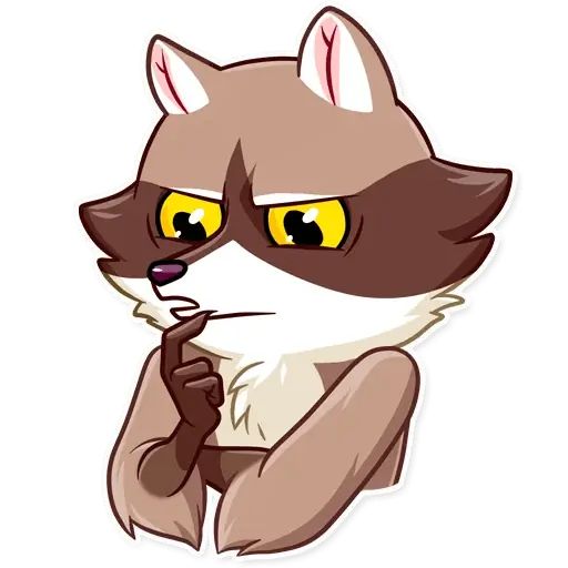 Sticker «Bandit Raccoon-10»