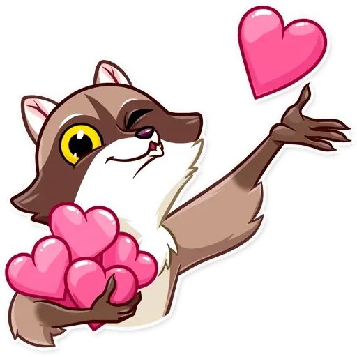 Sticker «Bandit Raccoon-2»