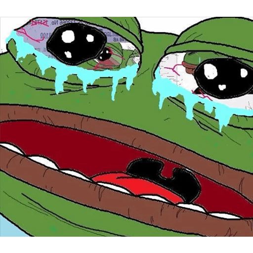 Sticker «Pepe Crying-3»