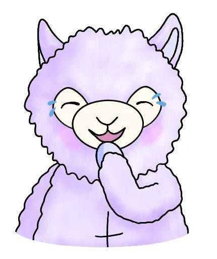 Sticker «Lil Alpaca-2»