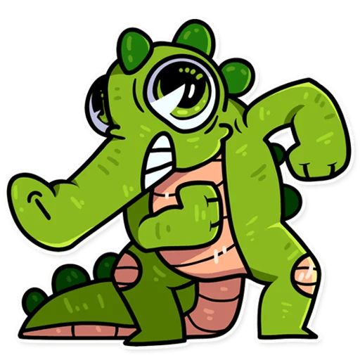 Sticker «Harold the Alligator-1»
