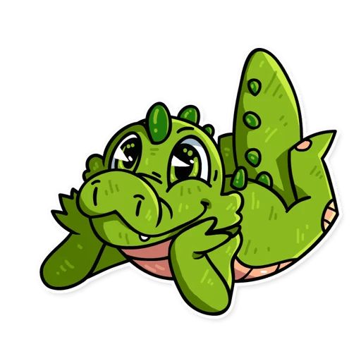 Sticker «Harold the Alligator-11»