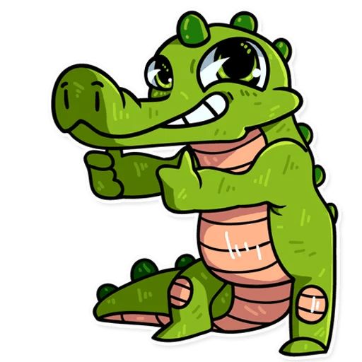 Sticker «Harold the Alligator-3»