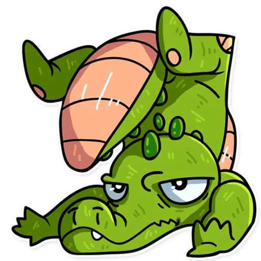 Sticker «Harold the Alligator-4»