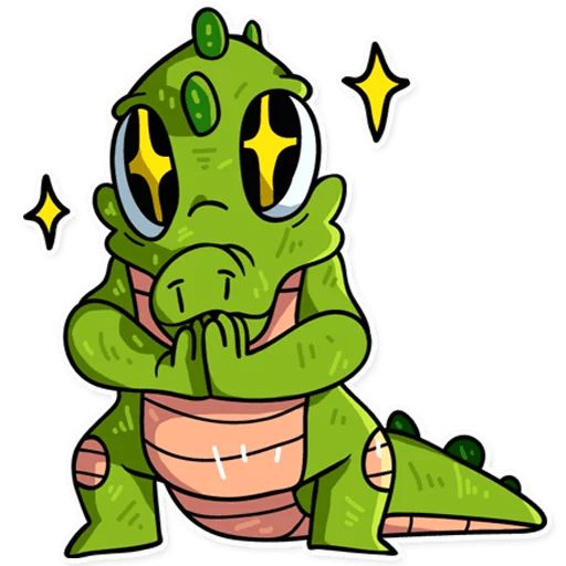 Sticker «Harold the Alligator-5»