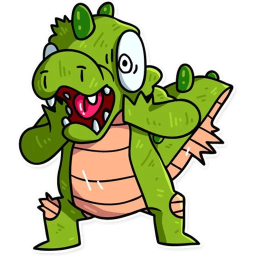 Sticker «Harold the Alligator-6»