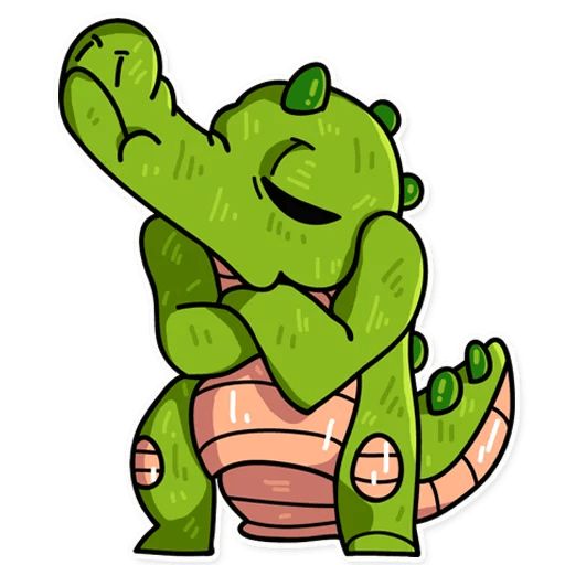 Sticker «Harold the Alligator-7»