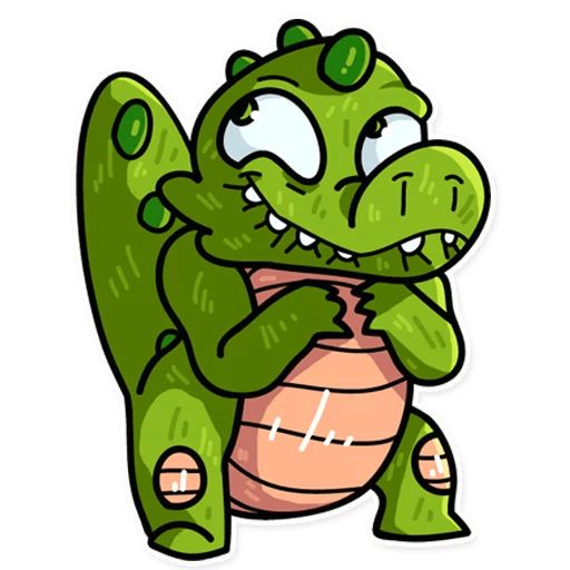 Sticker «Harold the Alligator-8»