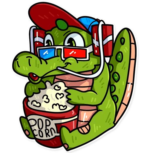 Sticker «Harold the Alligator-9»