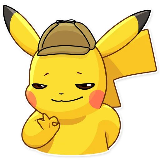Sticker «Pikachu Detective-10»