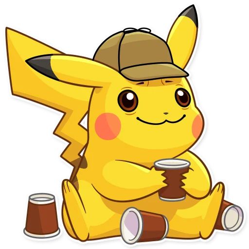 Sticker «Pikachu Detective-6»