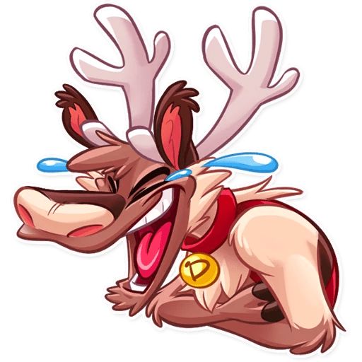Sticker «Reindeer Party-1»