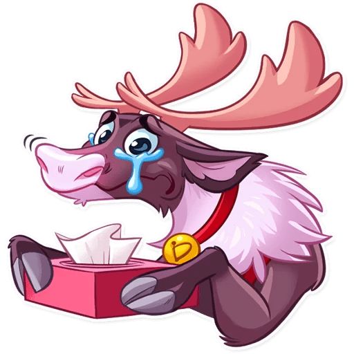 Sticker «Reindeer Party-6»