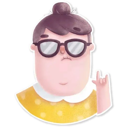 Sticker «Granny-10»