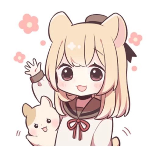 Sticker «Humster-chan-1»