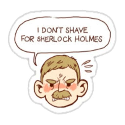 Sticker «Sherlock-1»