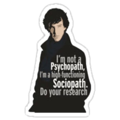 Sticker «Sherlock-4»