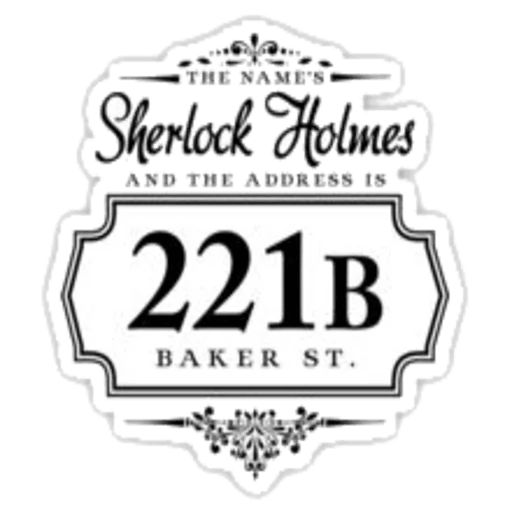 Sticker «Sherlock-7»