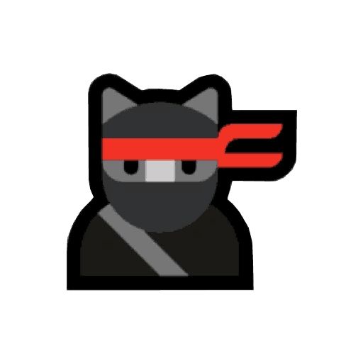 Sticker «W10 Ninja-Cat-1»