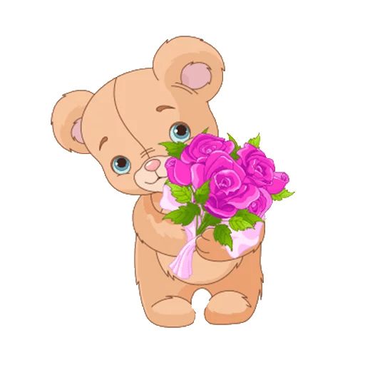 Sticker «Cute bears-10»