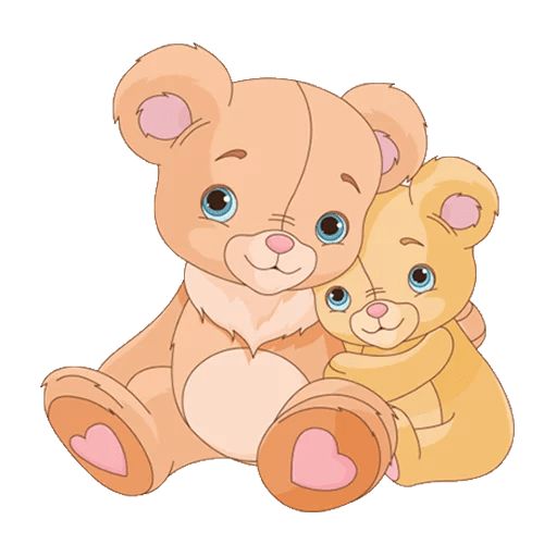 Sticker «Cute bears-9»