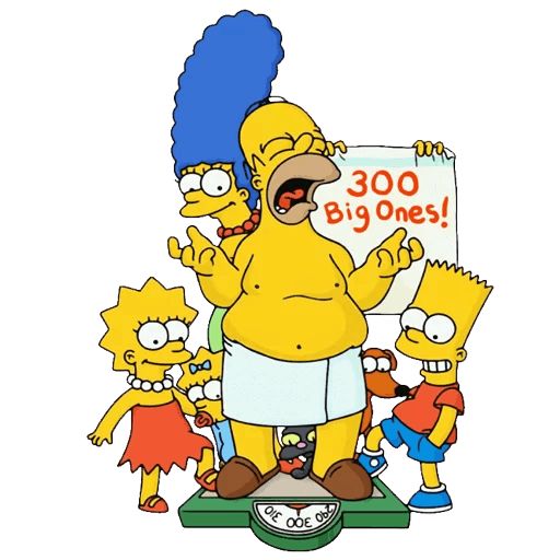 Sticker «The Simpsons-1»