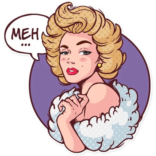 Sticker «Marilyn Monroe-11»