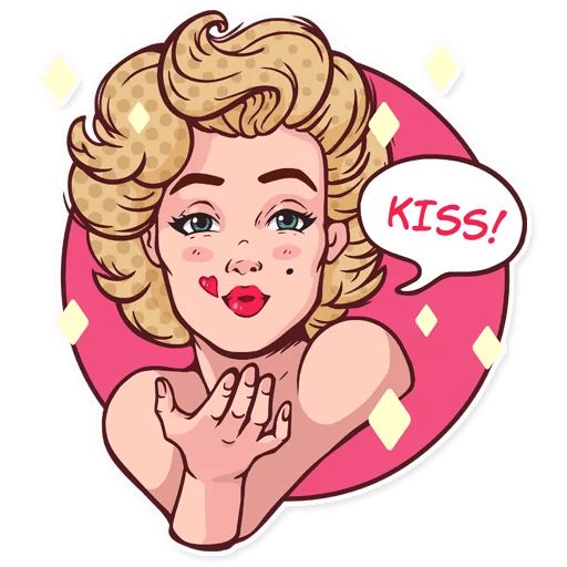 Sticker «Marilyn Monroe-2»