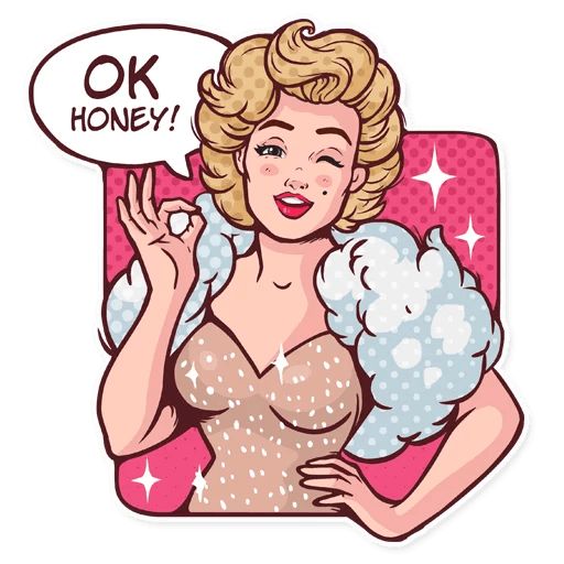 Sticker «Marilyn Monroe-6»