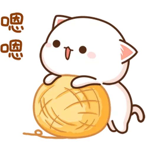 Sticker «Mochi Peach Cat 2-2»