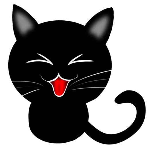 Sticker «Black Cat-9»